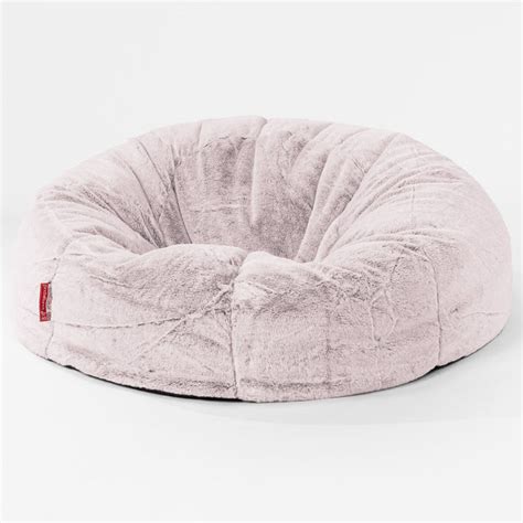 Lounge Pug Fluffy Faux Fur Luxury Bean Bag Sofa Classic Large Beanbags Uk White Big Bertha