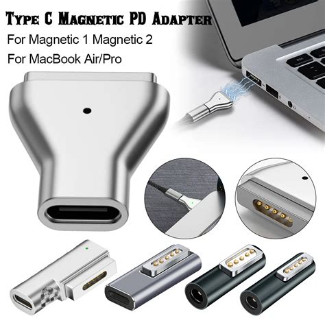 Adaptador Usb Magn Tico Tipo C Para Laptop Carregamento R Pido Pd