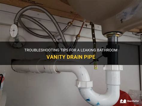 Troubleshooting Tips For A Leaking Bathroom Vanity Drain Pipe Shunshelter