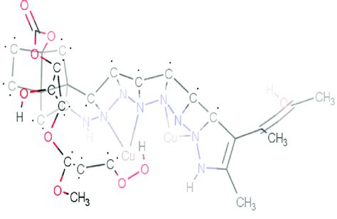 Chemical Structure Of Protein Cu Complex Obtained In Marvin Sketch