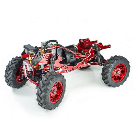 Aluminum/ Carbon Fiber Conversion Chassis Kit V2 (RED)