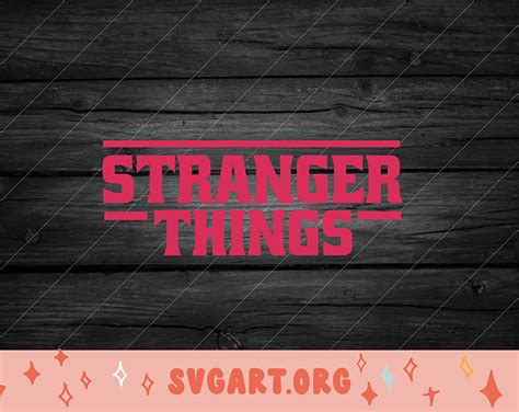 stranger things logo SVG - Free stranger things logo SVG Download - svg art