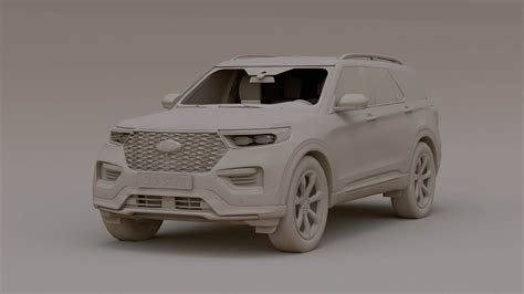 2022 Changan Ford Explorer 3d Model By Ea09studio