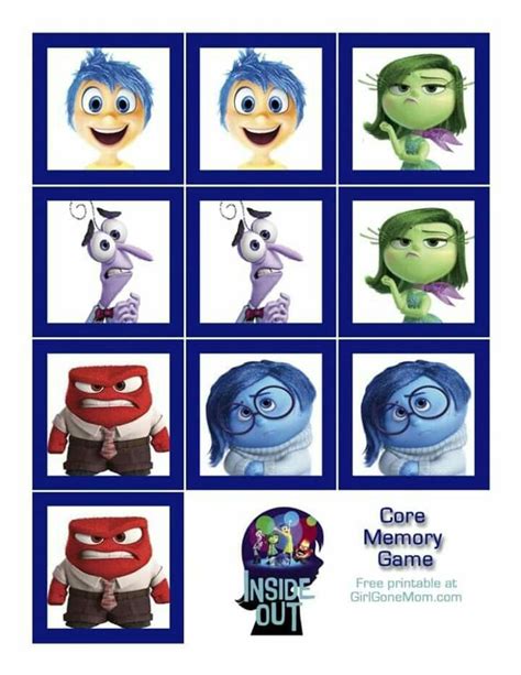 Pin By Karolina Walczak On Emocje Memory Games Inside Out Characters