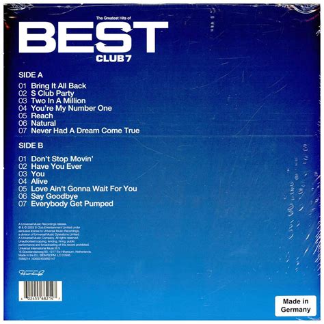 S CLUB 7 - BEST: GREATEST HITS | VINILO