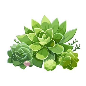 Ilustração De Clipart De Planta Suculenta De Arranjo Suculento Para