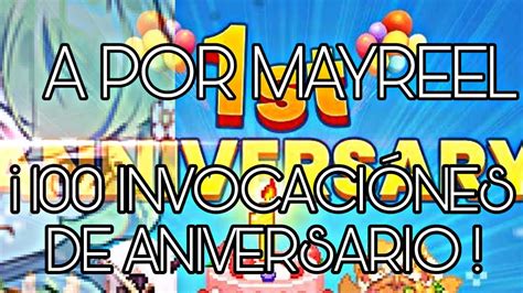 A Por Mayreel Y Noxia Invocaci Nes De Aniversario Guardi N