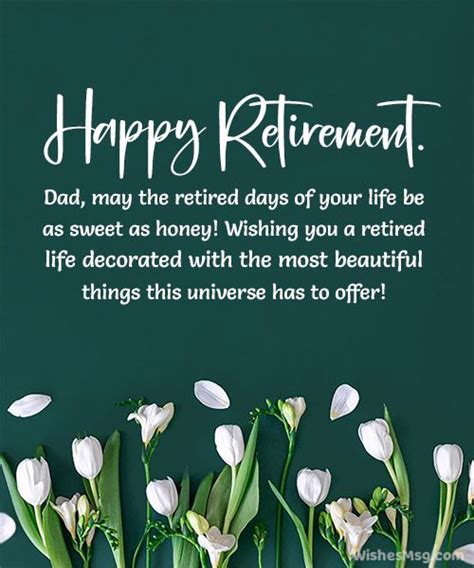 Happy Retirement Wishes For Dad