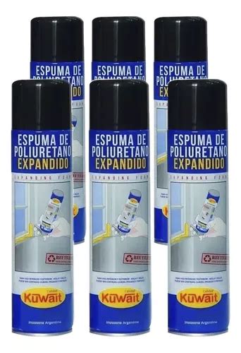 Espuma Poliuretano Expandido Pack X Unidad Ml Kuwait Mm