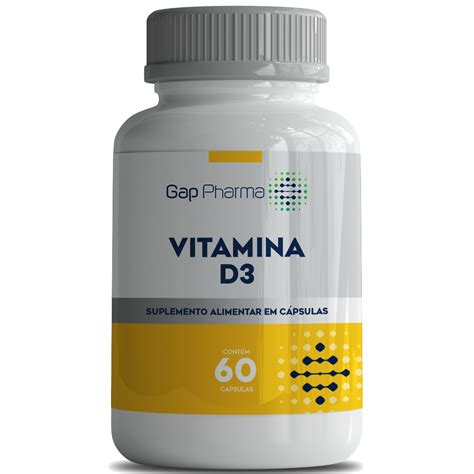 Suplemento alimentar de Vitamina D3 200UI 60 cápsulas GAP Pharma