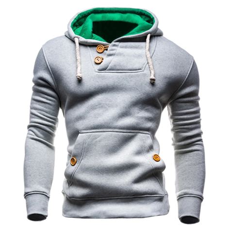 Hip Hop Men Hoodies Brand Casual Men Hooded Casual Solid Color Hoodies Sweatshirt Jaskets Male