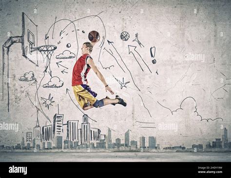 strategy, basketball, dunking, strategies, basketballs Stock Photo - Alamy