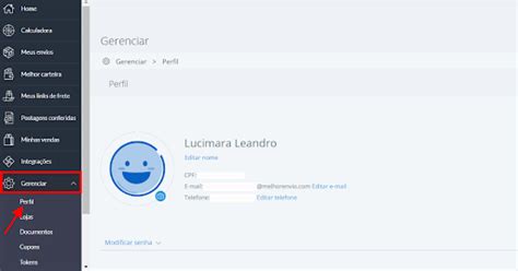 Como Alterar Meus Dados Na Plataforma Blog Melhor Envio