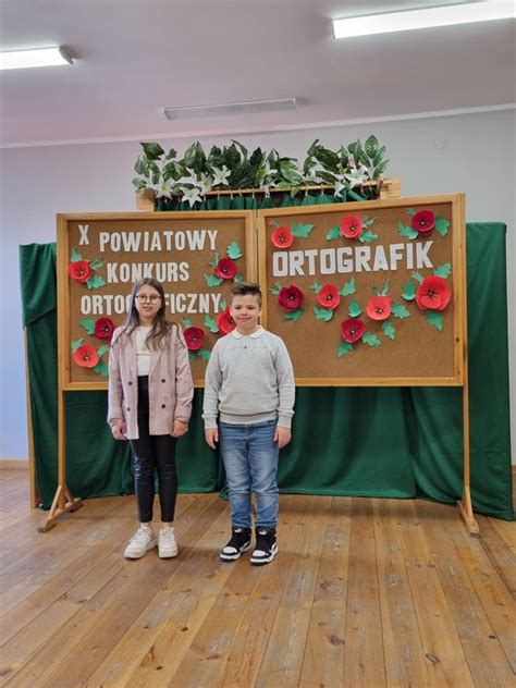 X Powiatowy Konkurs Ortograficzny Ortografik Zesp Szk We Fromborku