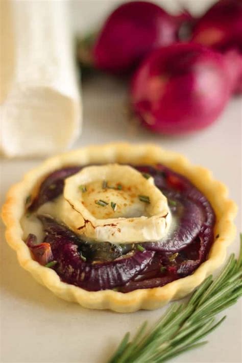 Tartelettes aux oignons chèvre et miel Elle Mijote Quelque Chose