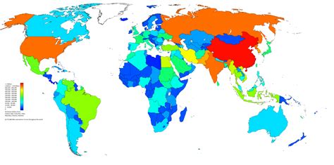 Total Active Military Personnel In Each Country Oc Rmapporn