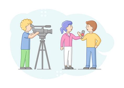 concept  reportage  interview journalist interviewing man news