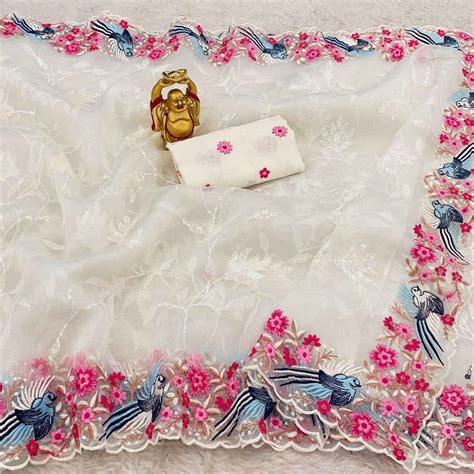 Kc 778 Premium Organza Silk Saree Collection