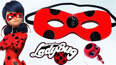 Tutorial How To Do Miraculous Ladybug Face Mask DIY YouTube