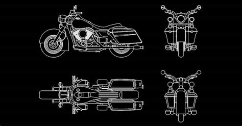 Bloques De Motocicleta En Autocad En Dwg Dwgautocad Hot Sex Picture