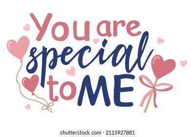 You Special Me Hand Drawn Lettering Stock Vector (Royalty Free ...