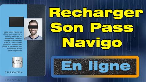 Comment Recharger Son Pass Navigo En Ligne YouTube