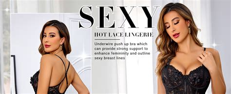 Avidlove Womens Lingeries Sexy Lace Lingerie For Woman Babydoll Lingerie Push Up Langereis