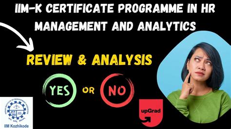 Professional Certificate Programme In Hr Management And Analytics Iim