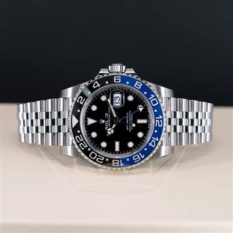 Rolex Gmt Master Ii Blnr Batgirl Vuodelta Full Set Longitudi