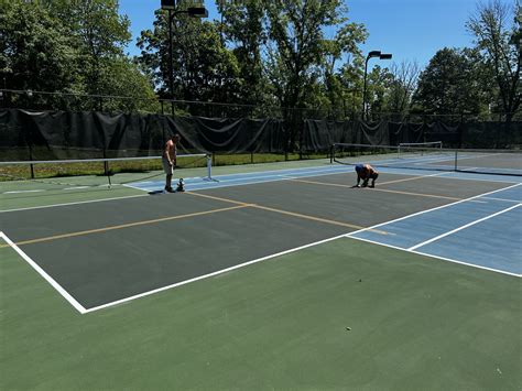 Adding Pickleball to An Existing Tennis Court - DeShayes Pickleball Courts