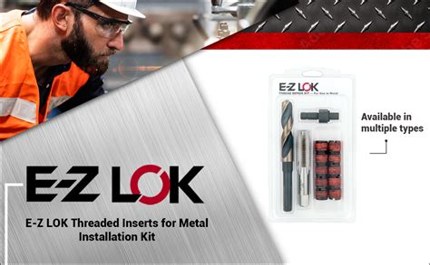 E Z LOK EZ 450 8 Threaded Inserts For Metal M8 1 25 Installation Kit