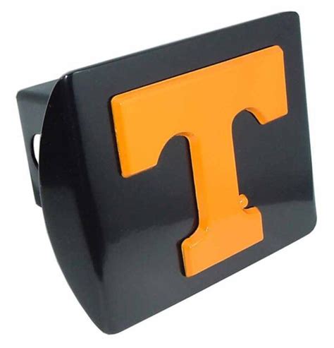 University of Tennessee Orange T Black Hitch Cover - I AmEricas Flags