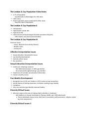 Exploring Diversity And Ethical Issues In The Lesbian Gay Course Hero