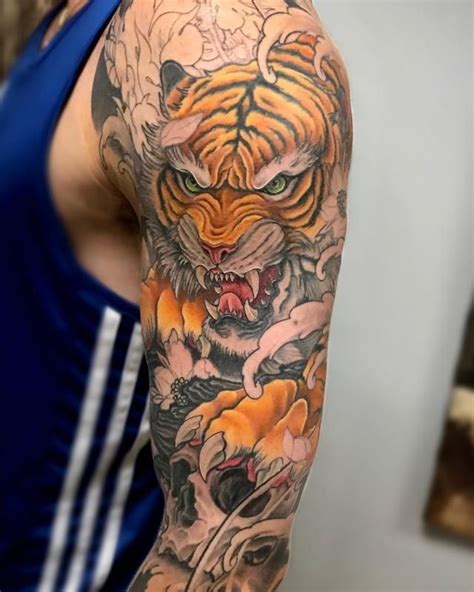 60 Best Japanese Tiger Tattoo Designs And Meaning Tiger Tattoo