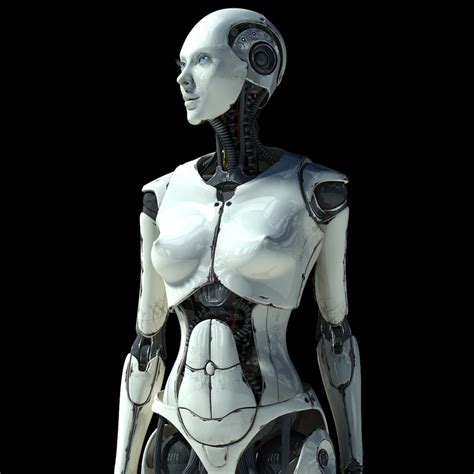 3d Max Female Cyborg Elettra