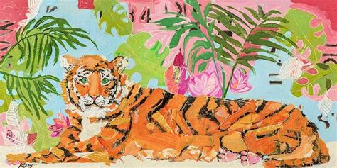 Resting Tiger painting | kellieDAYart | Tiger painting, Tiger painting ...