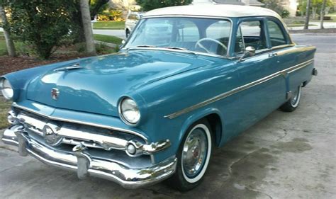 Collector Car 1954 Ford Custom Line 2 Dr Sedan Classic Ford