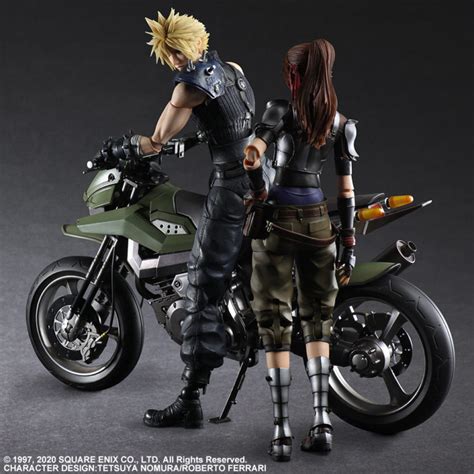 Jessie, Cloud & Motorcycle set “Final Fantasy VII Remake” Play Arts Kai Action Figure | Video ...