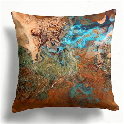 Decorative Pillow Cover With Abstract Art X And X In Etsy