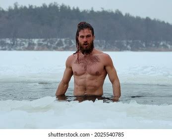 Naked Man In Snow Images Stock Photos D Objects Vectors