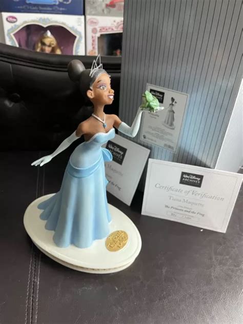 TIANA MAQUETTE ARCHIVE Figurine Disney Limited Princesse Et La