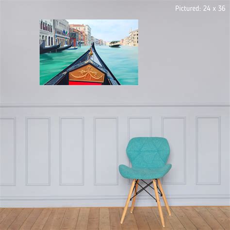 Venice Gondola Art Print | Wandercolors