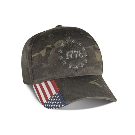 Uscca 1776 Black Camo Flag Brim Hat Uscca Store