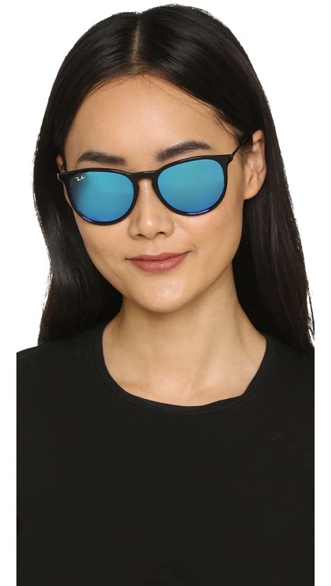 Lyst Ray Ban Erika Sunglasses In Black