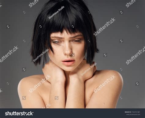 Beautiful Brunette Luxury Naked Shoulders Cosmetics Stock Photo Shutterstock