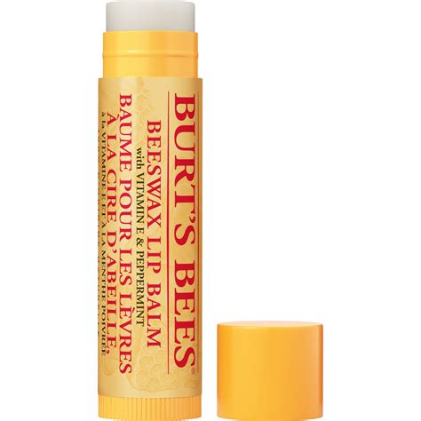 Buy Burt S Bees Beeswax Lip Balm With Vitamin E Peppermint Oz