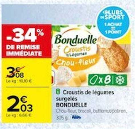 Promo Crousti De L Gumes Surgel S Bonduelle Chez Carrefour Icatalogue Fr