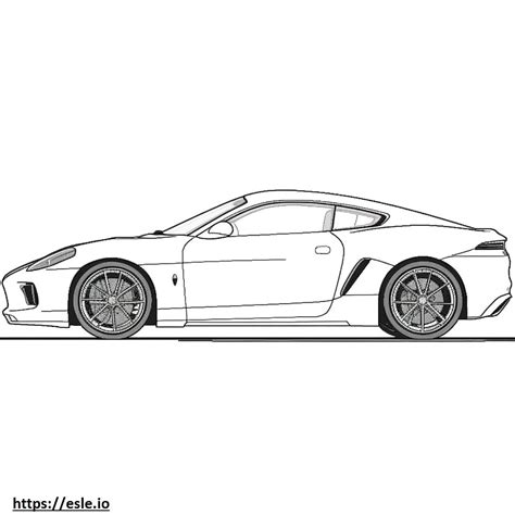 Maserati Mc20 2024 Coloring Page