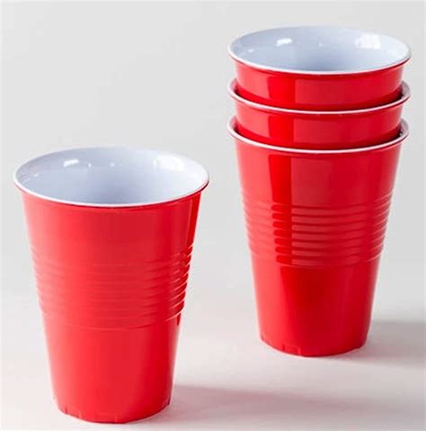 Red Disposable Cups