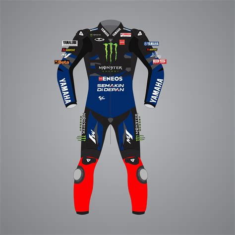 Custom MotoGP Yamaha Leather Protective Gear Motorcycle 56 OFF